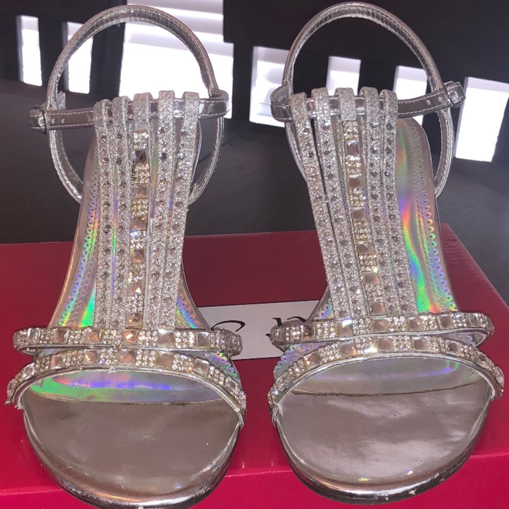nice heels worn with homecoming dress worn once